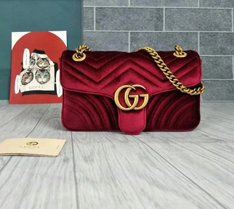 GG Marmont velvet bag