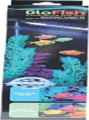GloFish LED Light 10 Gallons, Blue and White LED Lights, for Aquariums Up to 10 Gallons (29029)