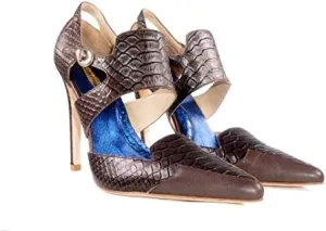 GLORY GOLD Spectacular Leather Stiletto Women's Pump Shoes 4 Inch Heel