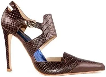 GLORY GOLD Spectacular Leather Stiletto Women's Pump Shoes 4 Inch Heel