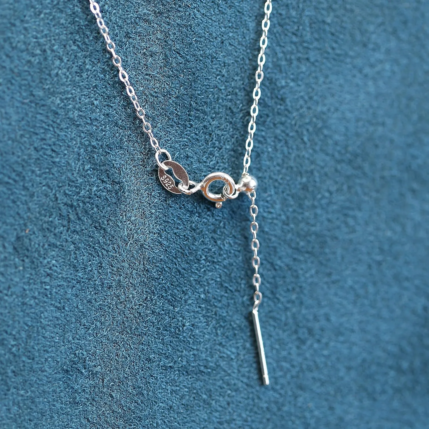 Graduation Gifts for College Girls, Freshwater Cultured Pearl Pendant with Sterling Silver Adjustable Cable Chain, High School Graduate Gifts Ideas for Best Friend, Daughter, Granddaughter, Sister