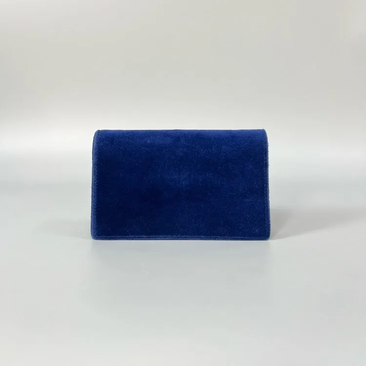 Gucci Dionysus Mini Velvet Crossbody Blue