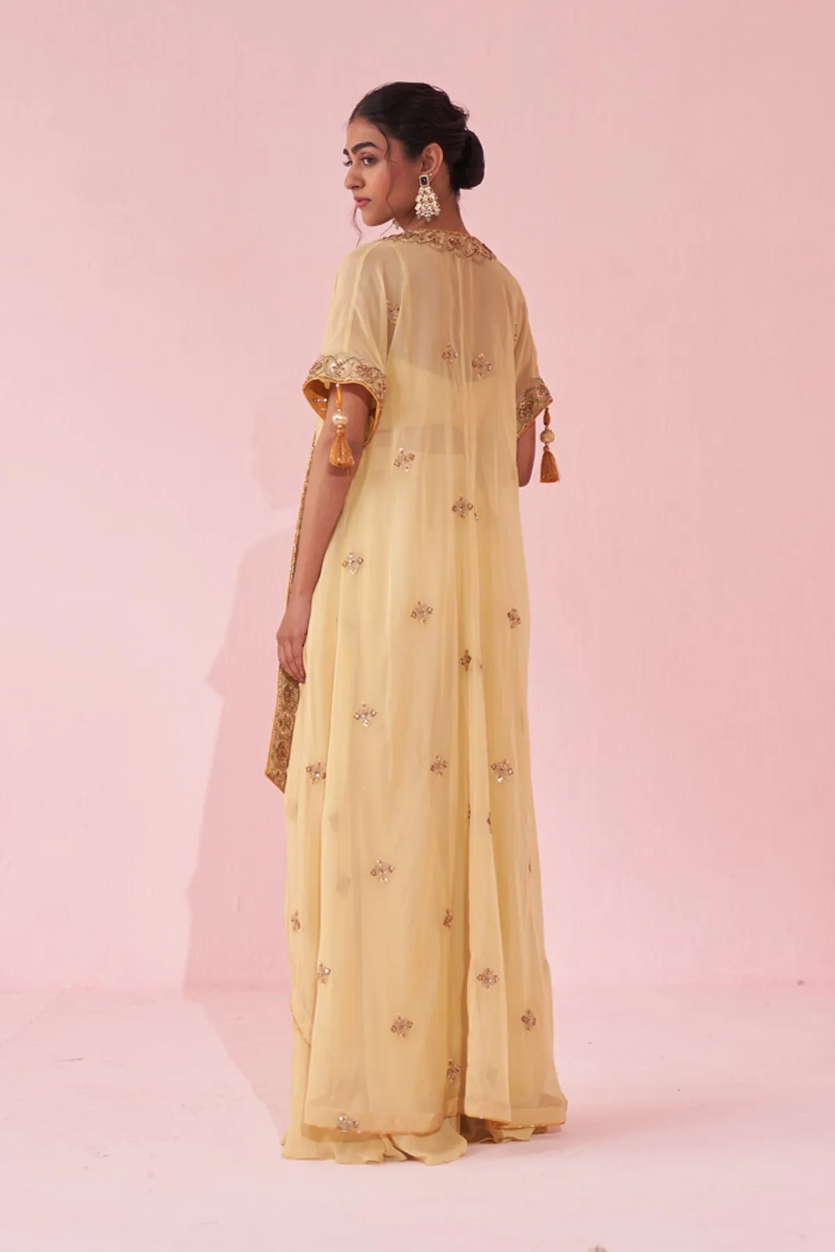 GULDANA YELLOW CAPE SET