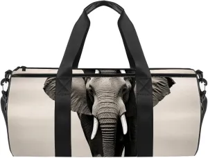 Gym Bags for Men,Travel Duffel Bags for Women,African Elephant,Workout Bag