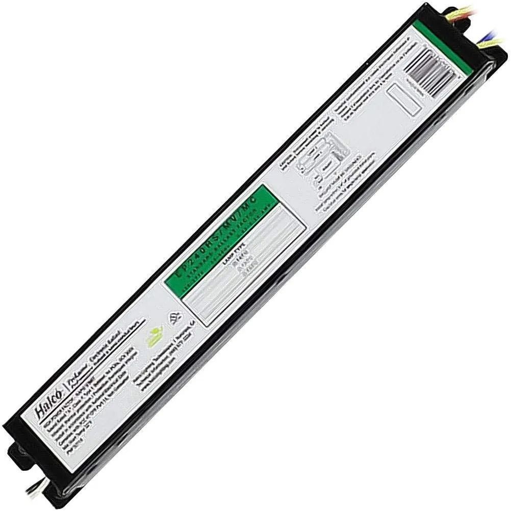 Halco 52118 - EP240RS/MV/MC 2-Lamp F40T12 Electronic Linear Fluorescent Ballast, 120-277V RS