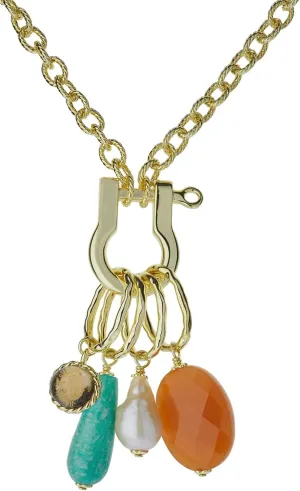 Harlow & Dylan "Multi Gemstone" Necklace