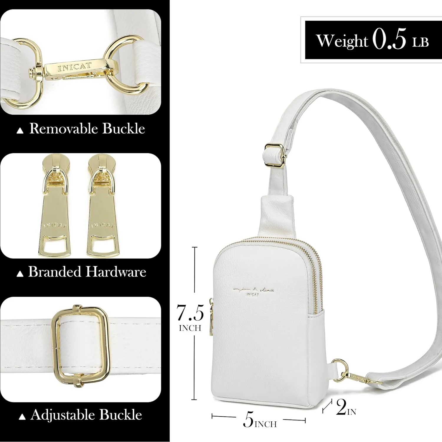 Haytijoe Small Crossbody Sling Bag for Women Travel Purses Anti Theft Cross Body Bag for Woman Fanny Packs