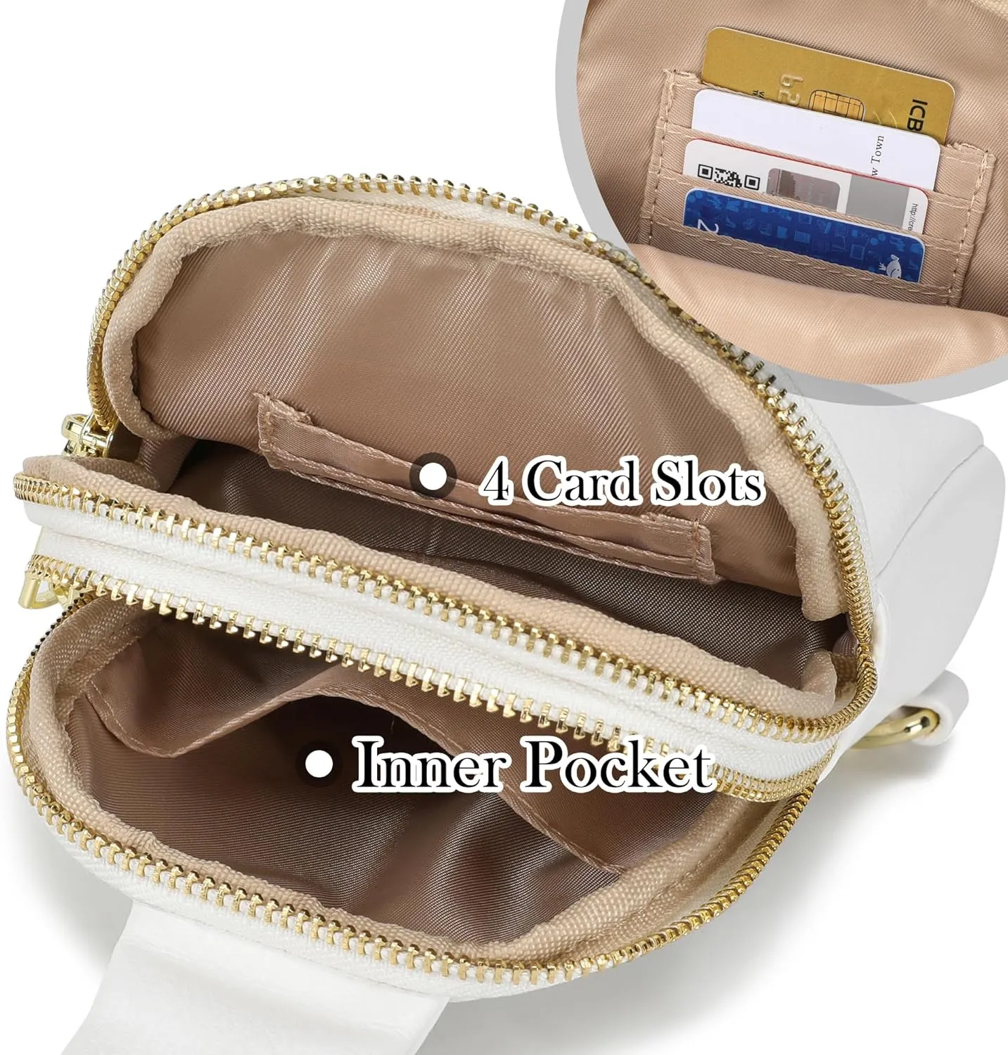 Haytijoe Small Crossbody Sling Bag for Women Travel Purses Anti Theft Cross Body Bag for Woman Fanny Packs