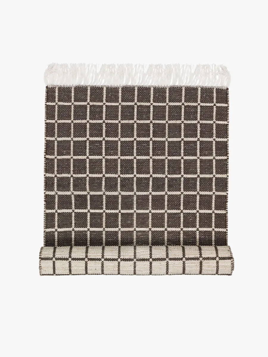 Henny Rug 140x200 - Light Grey Aubergine