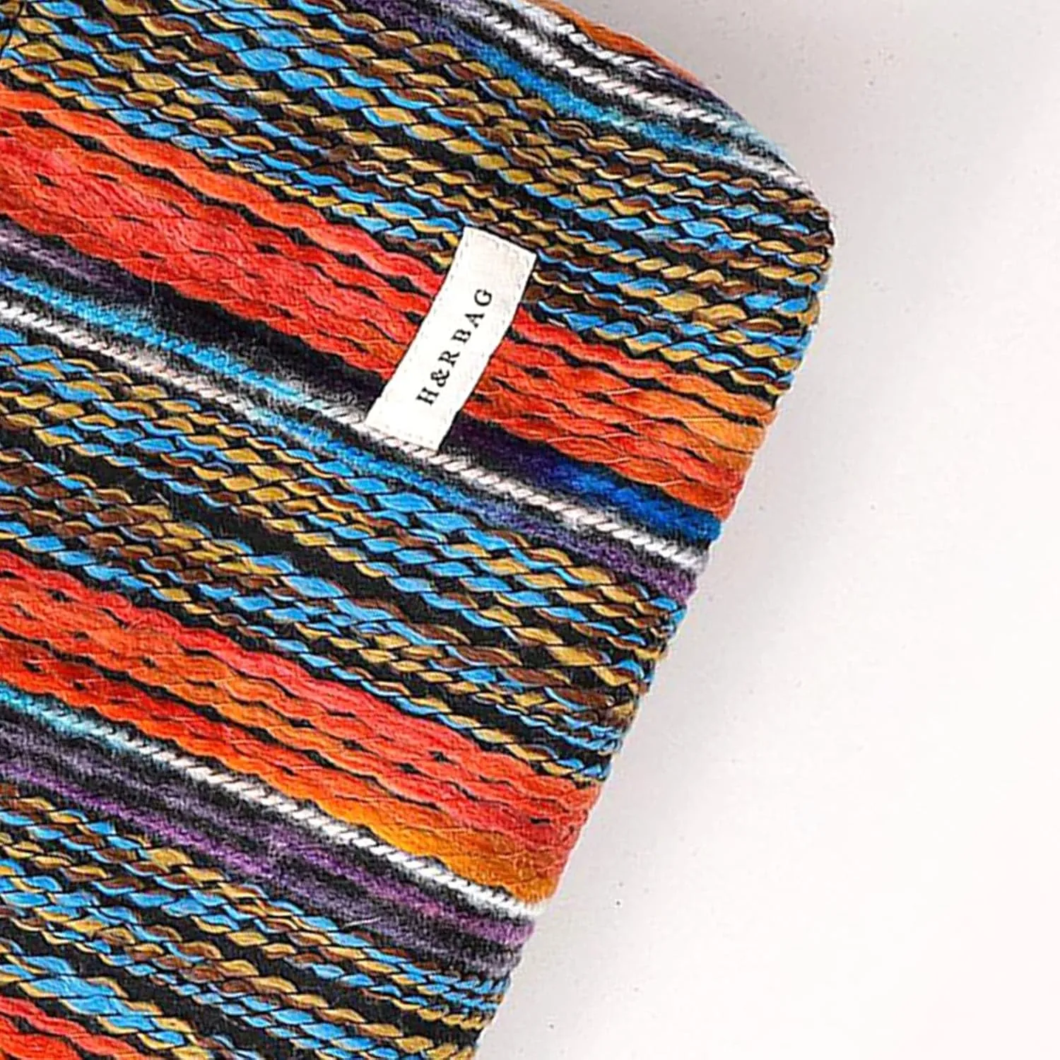 HEY M&Q Bohemian Vintage Kniting Cosmetic Bags for Women Large Capacity Zipper Canvas Pencil Pouch Travel Toiletry Makeup Bag