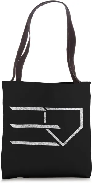 Hit Streak Softball E Homeplate Streak Tote Bag
