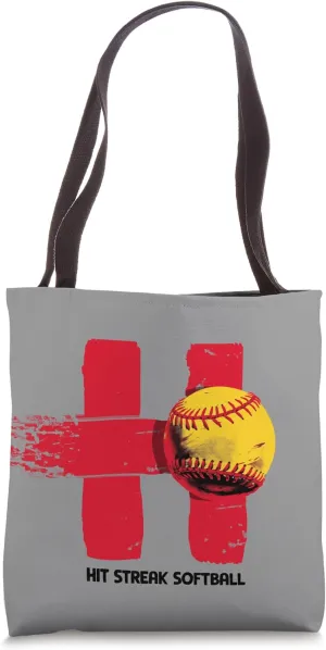 Hit Streak Softball - H Streak Ball Tote Bag