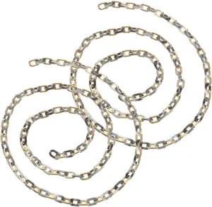 HOMSFOU 2pcs Acrylic Pendant Chain for Jewelry DIY Detachable Decorative Chain Marble Grey for Crafting Unique Accessories and Enhancing Your Handmaking Skills