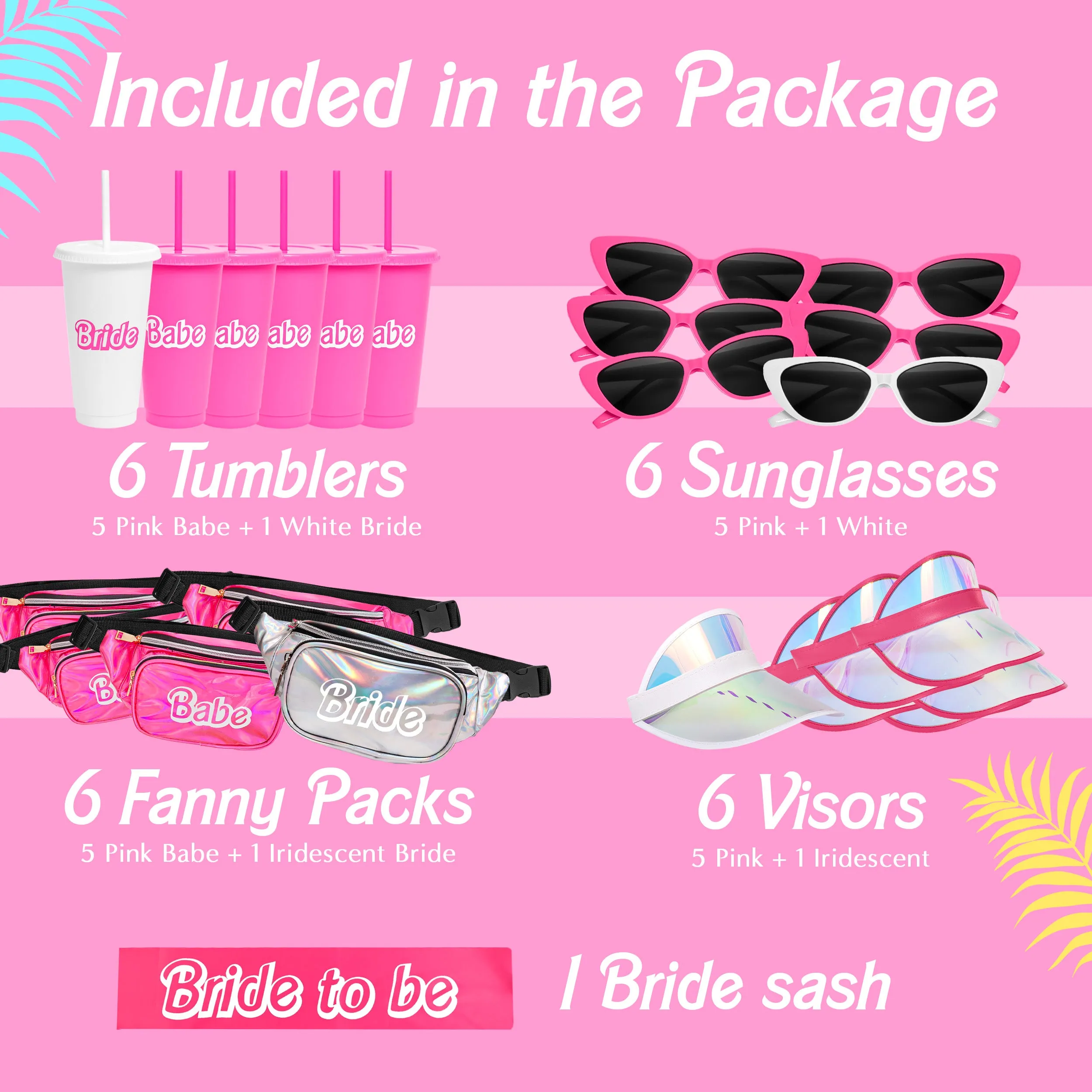 Hot Pink 25-pc Bach Set