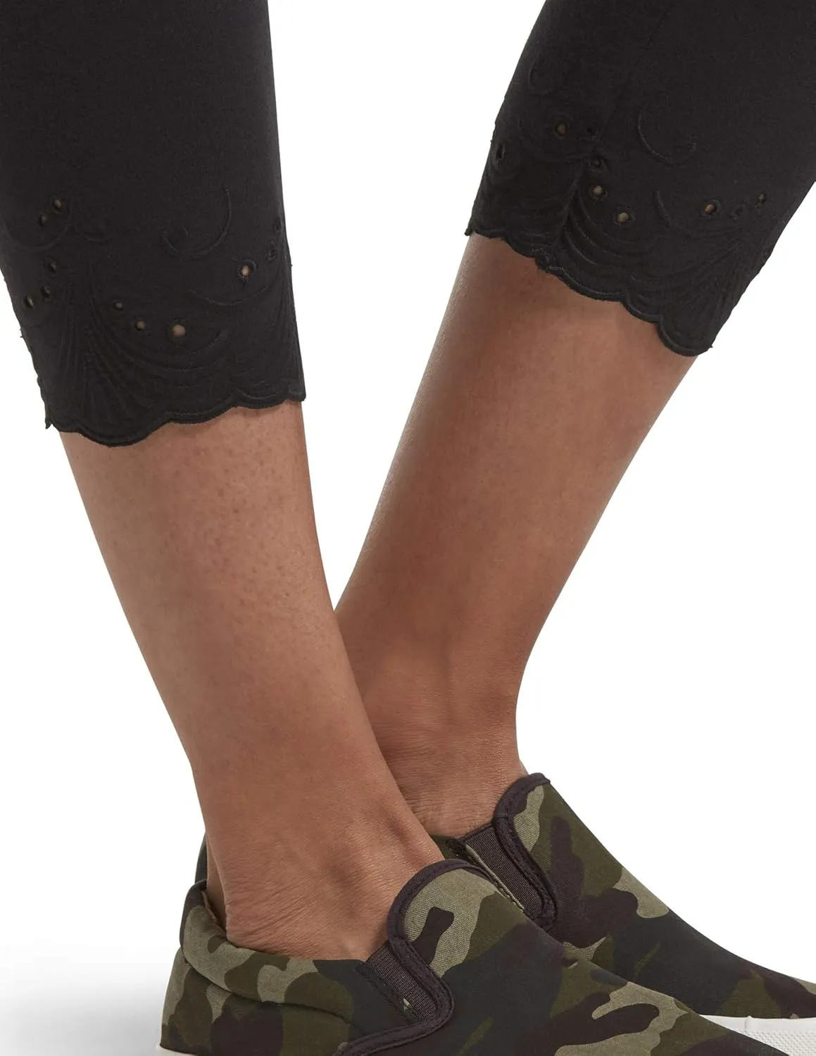 HUE Women’s Fashion Cotton Capri Leggings