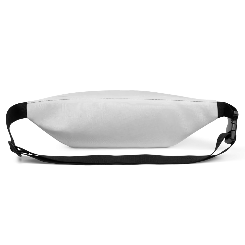 I Heart Curved Conformation Fanny Pack-Lt. Grey