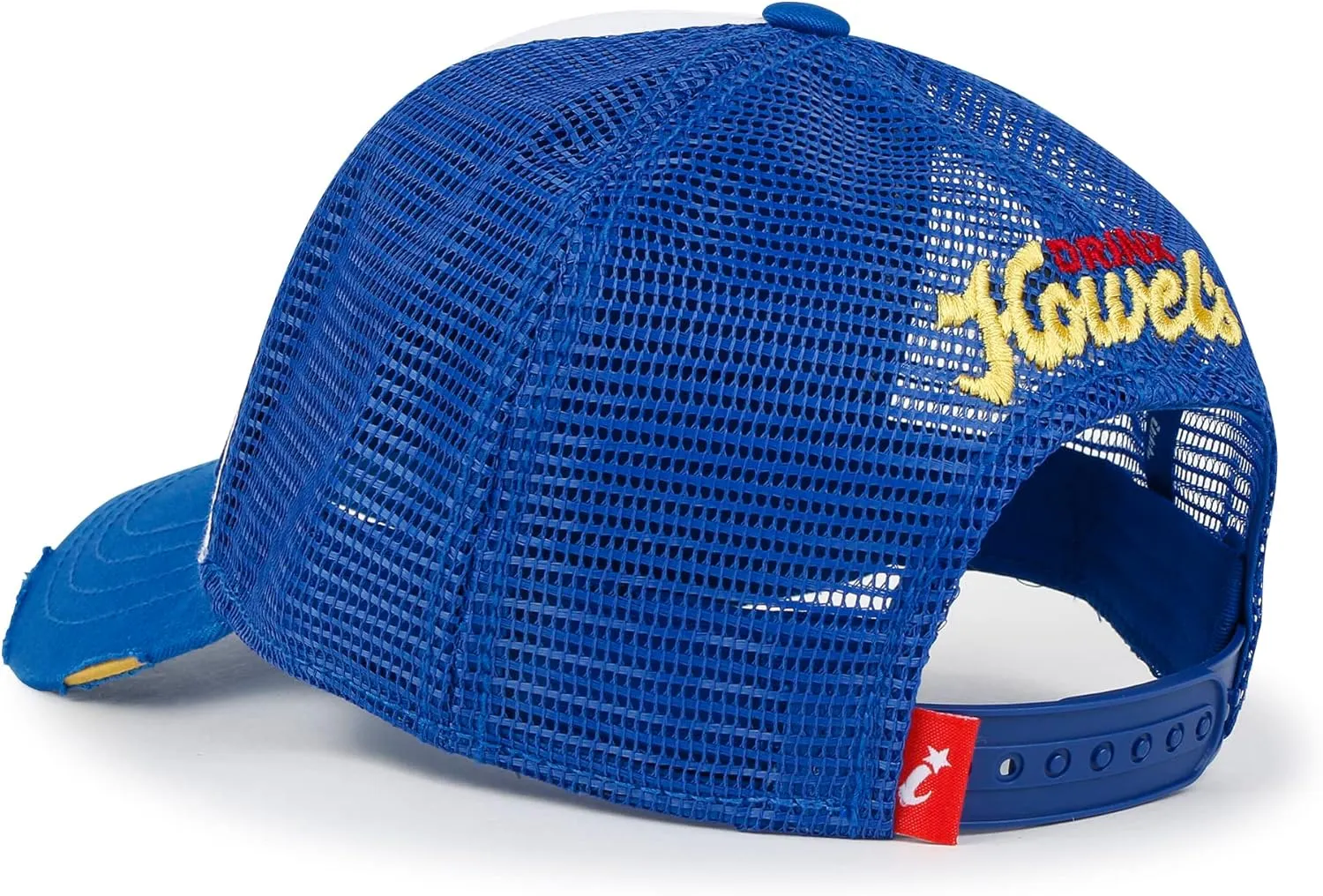 ililily Premium Howels Embroidery Vintage Baseball Cap Distressed Trucker Hat