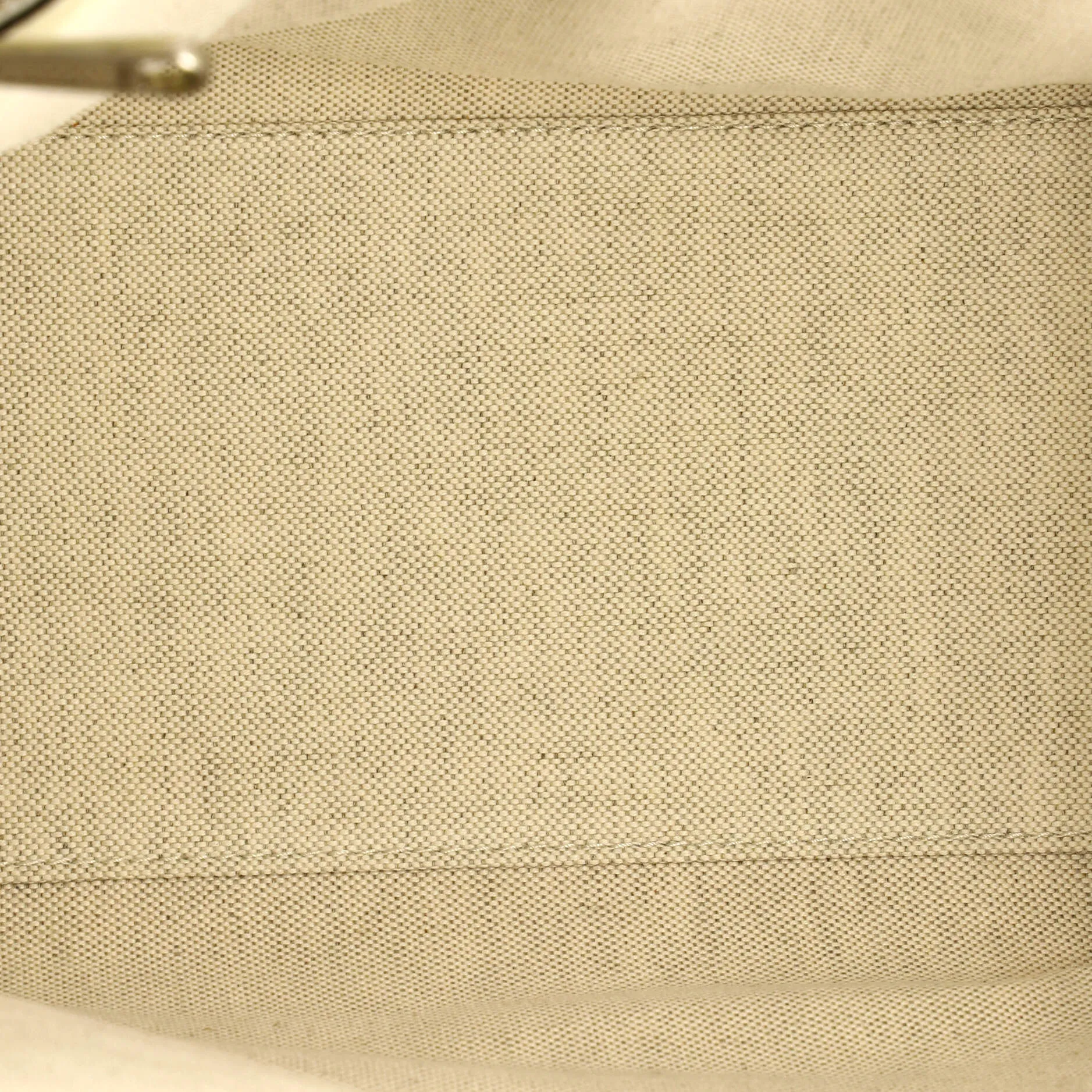 Interlocking G Web Tote Embroidered Canvas Medium