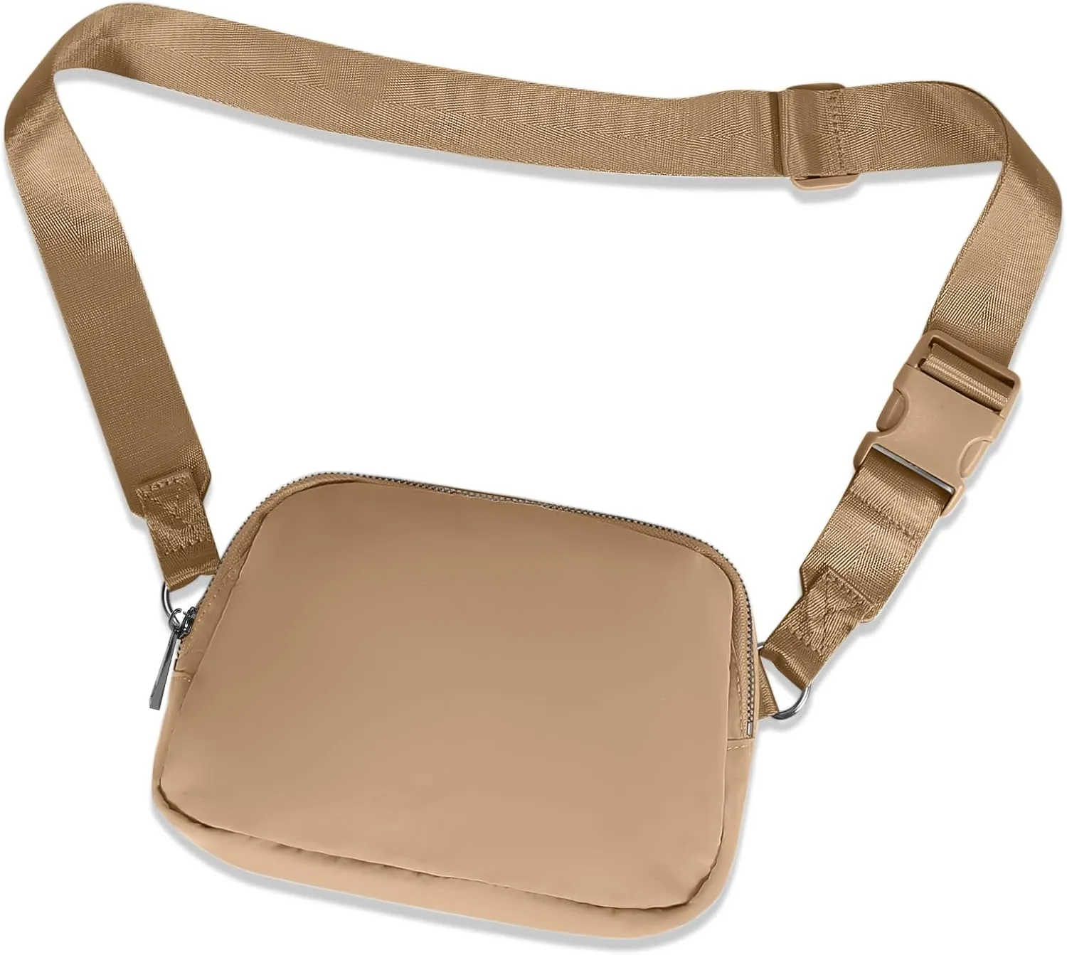 INTINI Everywhere Belt Bag – Large, Crossbody Fanny Pack Women 56 Inch Plus Size Waist Cross Body Fashion (Camel)