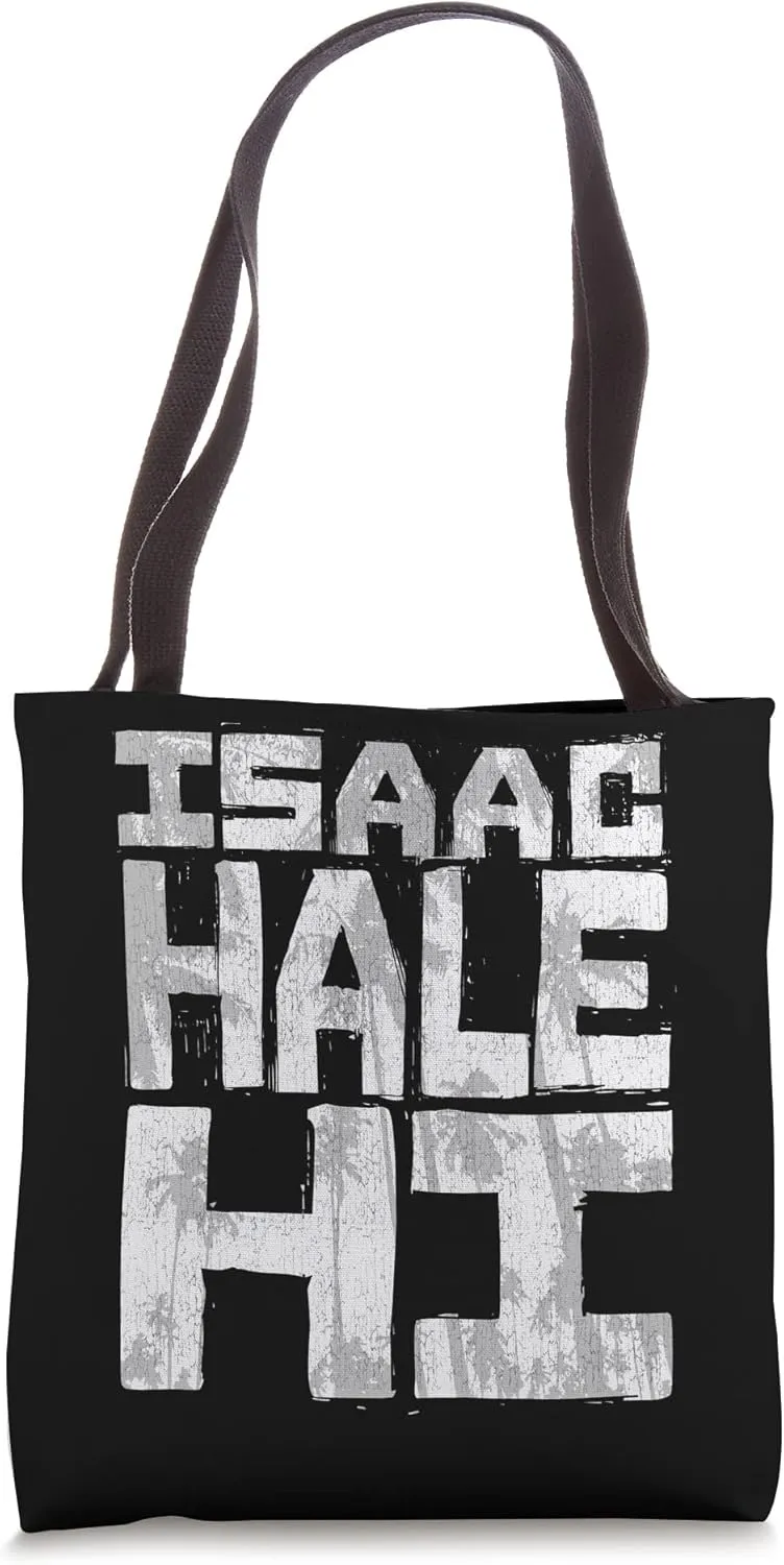 ISAAC HALE HI - Chunk Block Palms Tote Bag