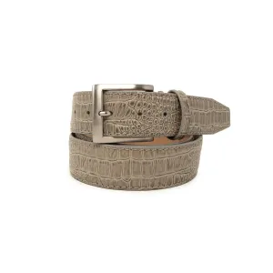 Italian Matte Mock Crocodile - Mink - 40mm - Up to 50"
