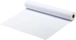 IWOWHERO 2Pcs White Drawing Paper Roll for Craft Activities Acid Blank Sketch Paper for Watercolor and Painting Compatible with Pencils and Crayons