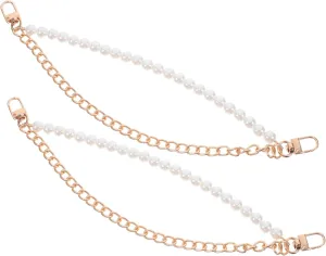 IWOWHERO Handbag Chain Accessories Heavy Bag Chain Replacement Straps 2pcs for Fashion