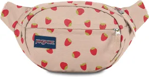 JanSport Fifth Avenue Waistpack - Travel Fanny Pack Hip Bag, Strawberry Shower, 2.5 L
