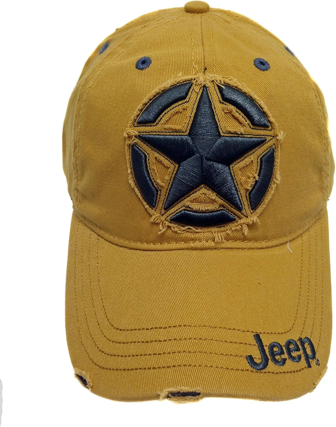Jeep Distressed 3D Star Cap