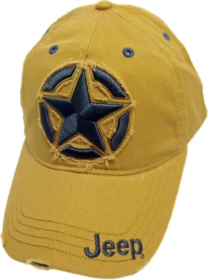 Jeep Distressed 3D Star Cap