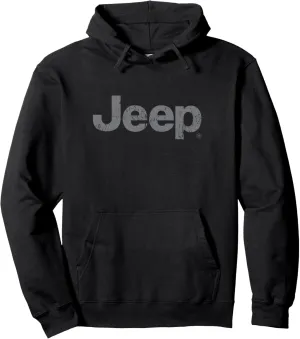 Jeep Iconic Distressed Logo Pullover Hoodie