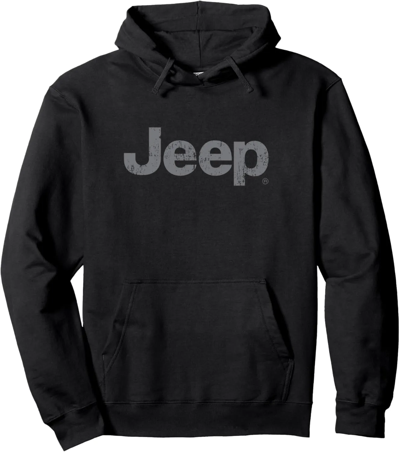 Jeep Iconic Distressed Logo Pullover Hoodie