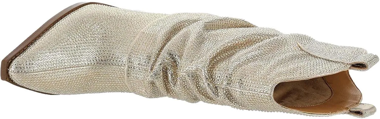 Jessica Simpson Women's Gemorra Embellished Western Boots Mid Calf