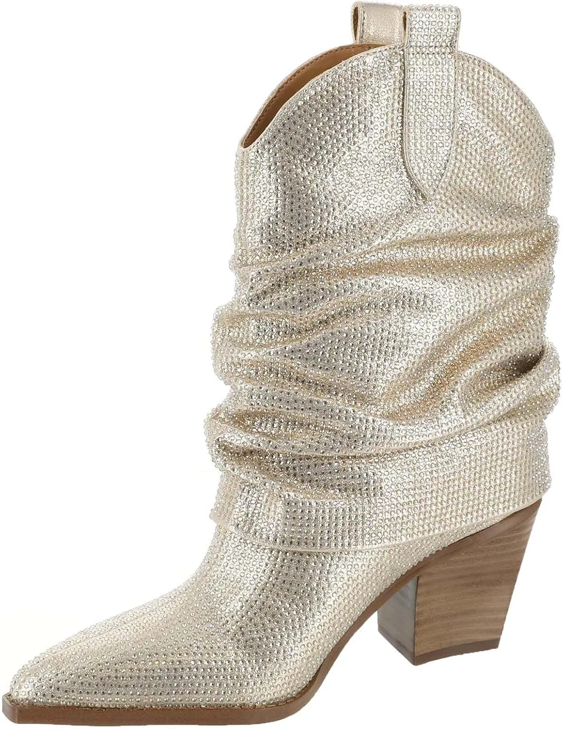 Jessica Simpson Women's Gemorra Embellished Western Boots Mid Calf