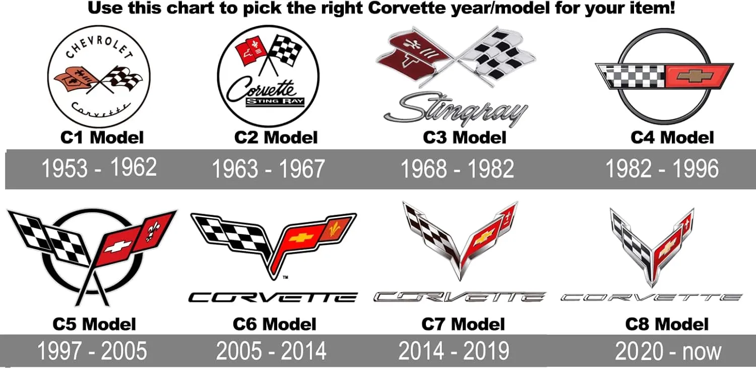 JH DESIGN GROUP Men's Corvette C7 Classic Hoodie Pullover Sweatshirt in Black