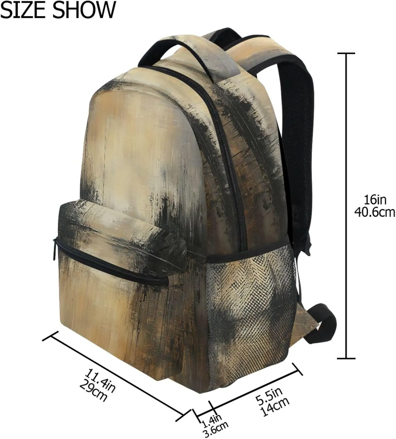 JSTEL Kid Graffiti Art Backpack,Elementary School Backpack Graffiti Art Kid Bookbag for Boy Girl Ages 5 to 13,08