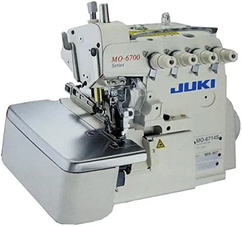 Juki MO-6714 Industrial Serger Machine and Power Stand