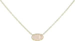 Kendra Scott® Grayson Stone Pendant Necklace – Brass Construction – 14K Gold Plating – Lobster Clasp