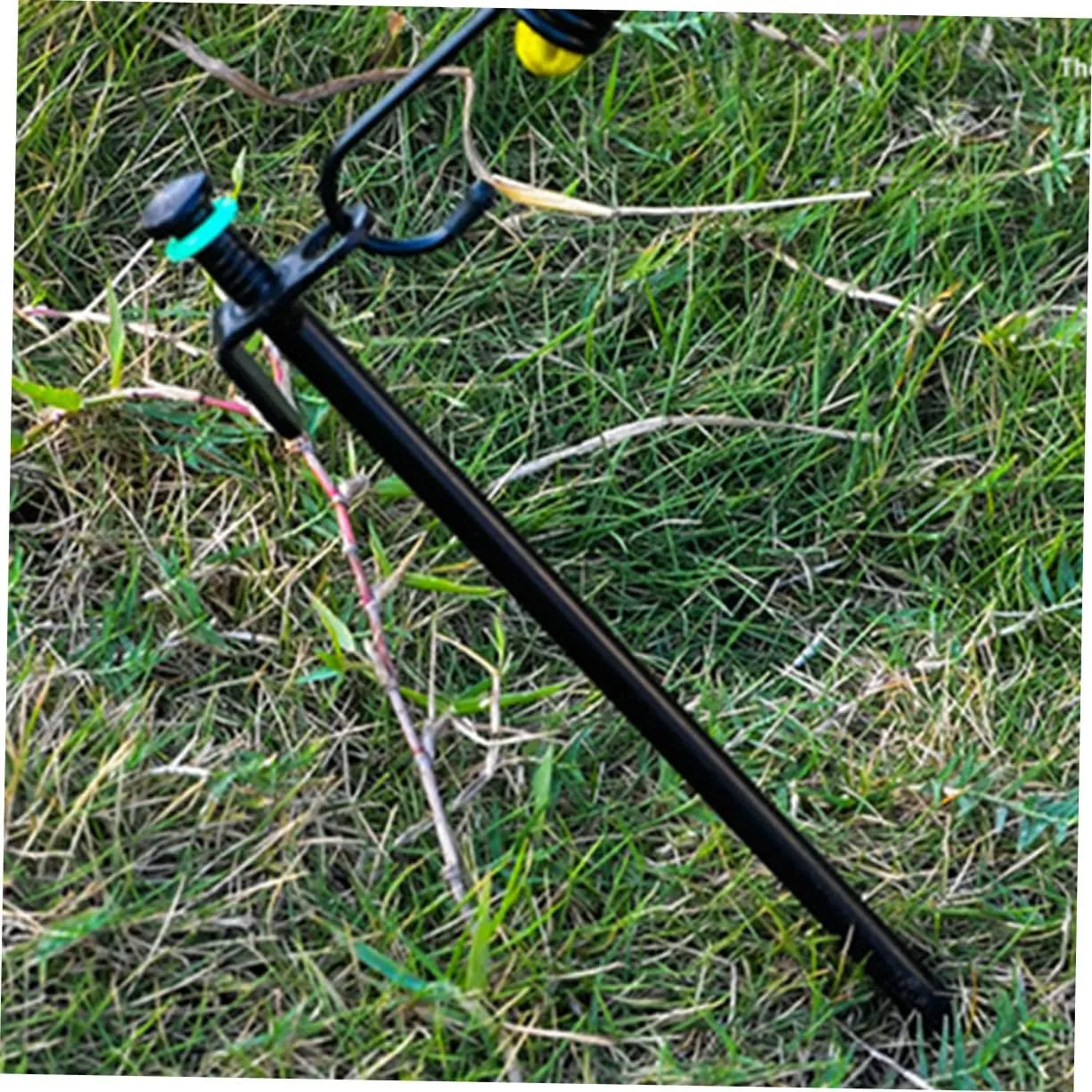 KESYOO 3sets Ground Nail Circle Camper Camping for Fluorescent Tent Stakes with Mat Outdoor Aluminum Ring Tent Stake Tents Accessories Plastic Green 200pcs*3