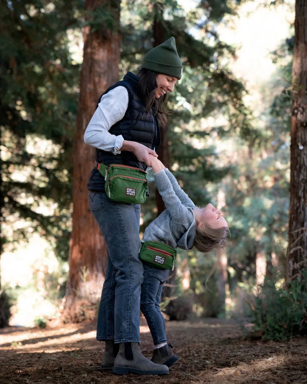 Kids’ Fanny Pack - Moss   Clay
