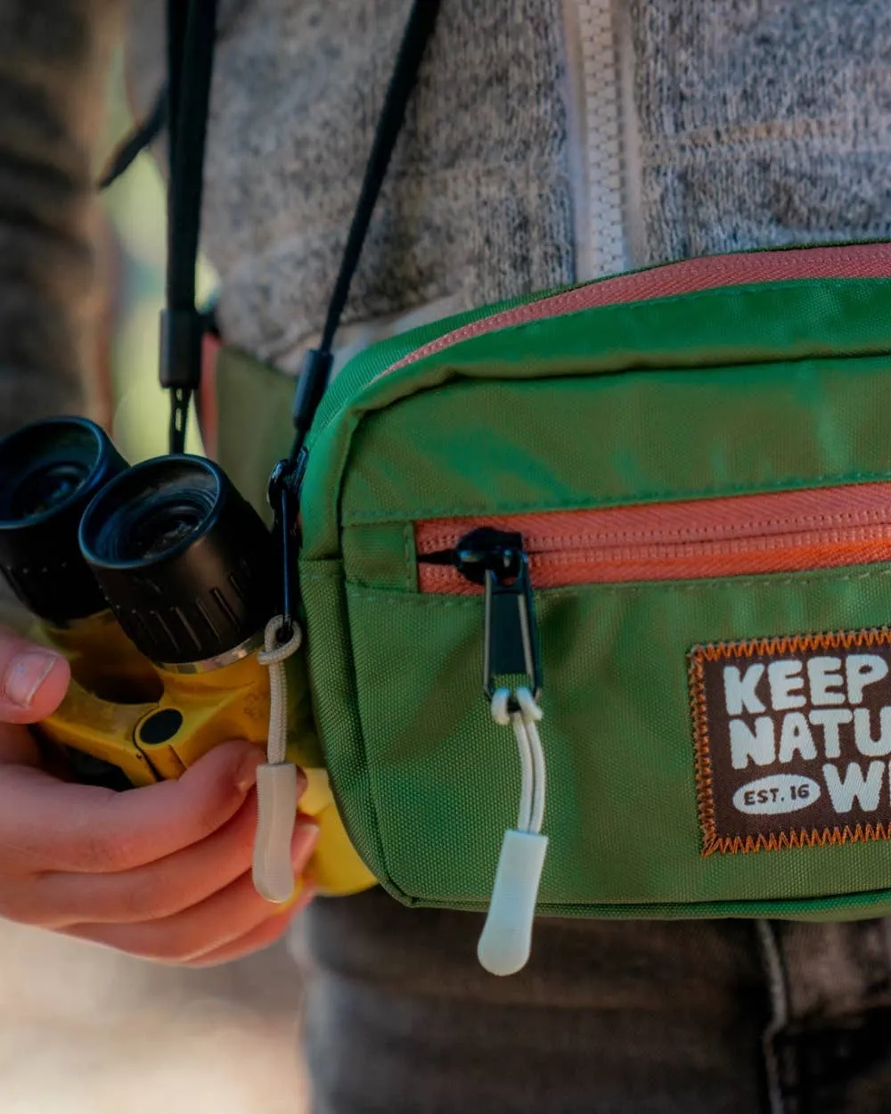 Kids’ Fanny Pack - Moss   Clay