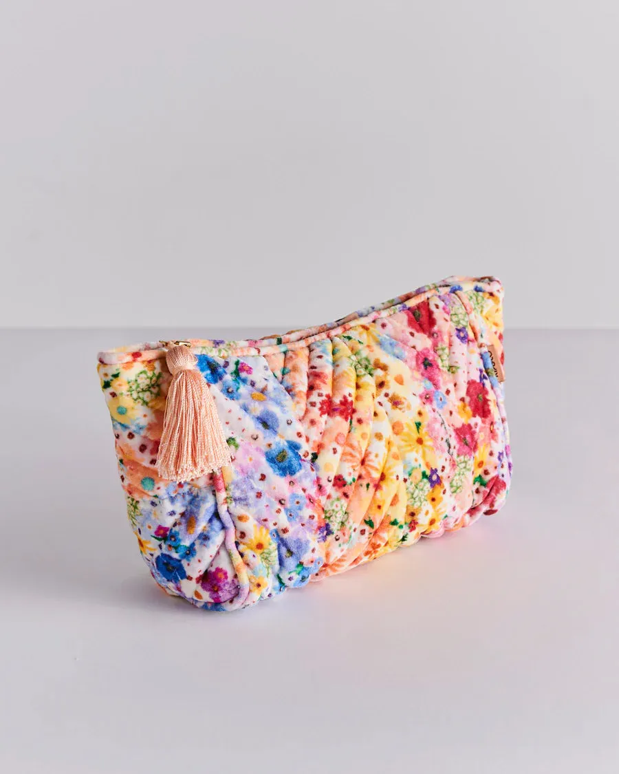 Kip & Co - Velvet Toiletry Bag (Posie Lane)