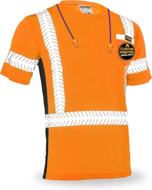 KwikSafety - Charlotte, NC - Renaissance Man Short Sleeve Safety Shirt [Reflective Fishbone Tape] Class 2 ANSI OSHA