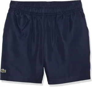 Lacoste Boys' Sport Diamond Weave Shorts