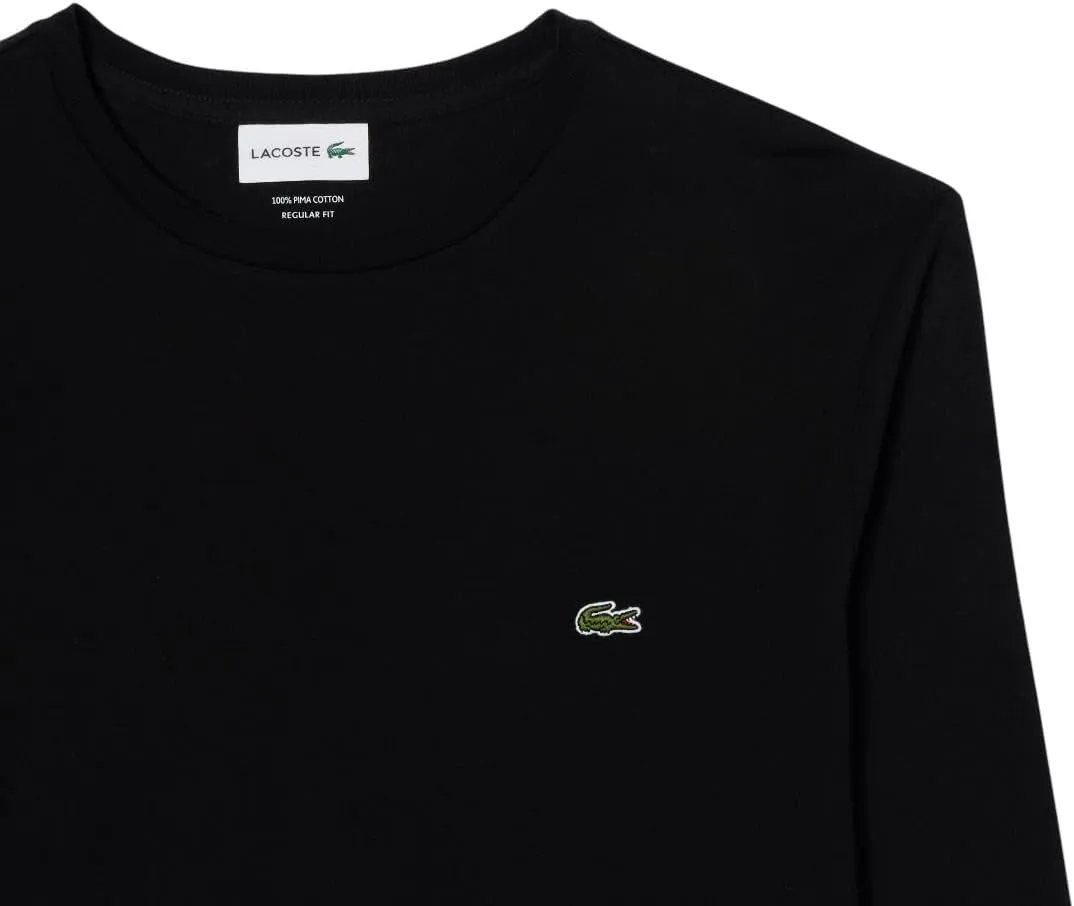 Lacoste Long Sleeve Pima Jersey Crewneck T-Shirt Shirt