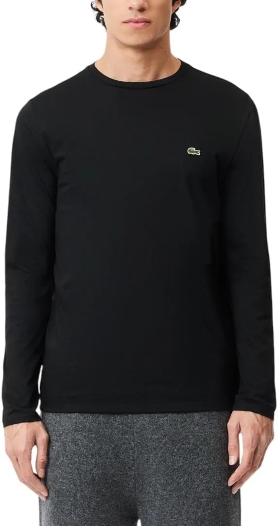 Lacoste Long Sleeve Pima Jersey Crewneck T-Shirt Shirt