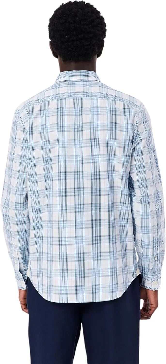 Lacoste Men's Check Print Stretch Shirt