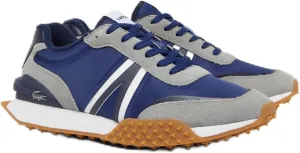 Lacoste Mens L-Spin Deluxe Sneaker, NVY/DK Gry, 9.5