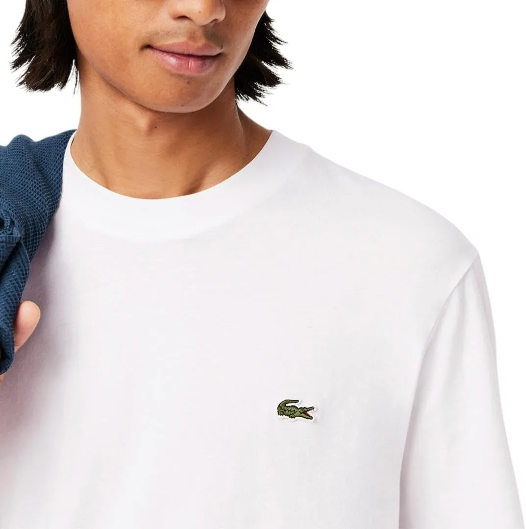 Lacoste Mens Short Sleeve Classic Fit Crew Neck Tee Shirt
