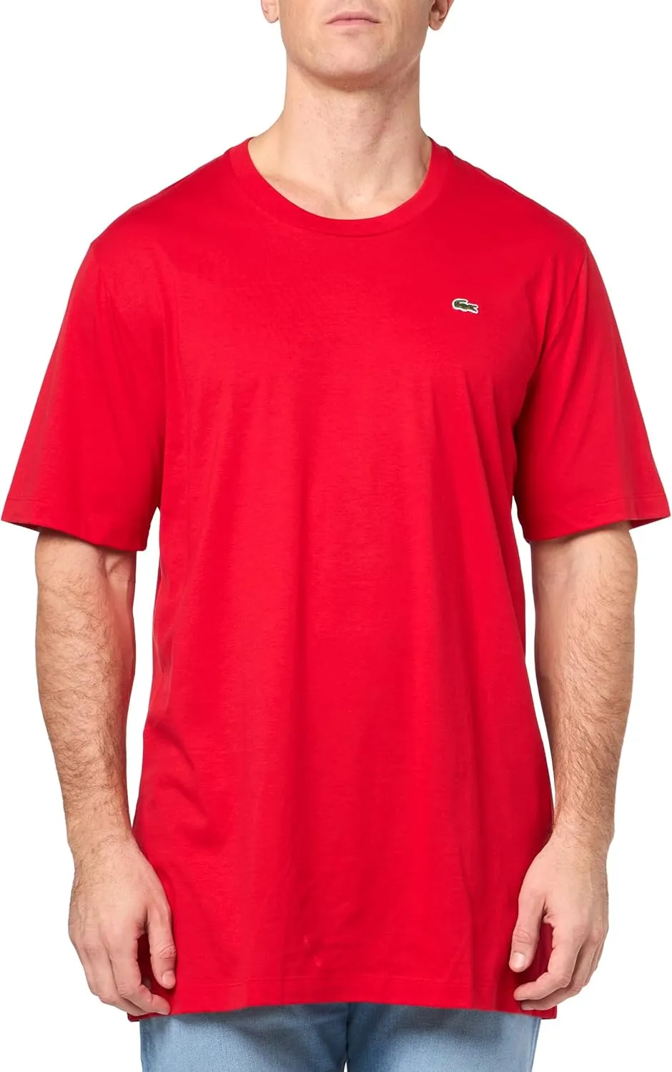 Lacoste Men's Tall Fit Pima Cotton Jersey T-Shirt